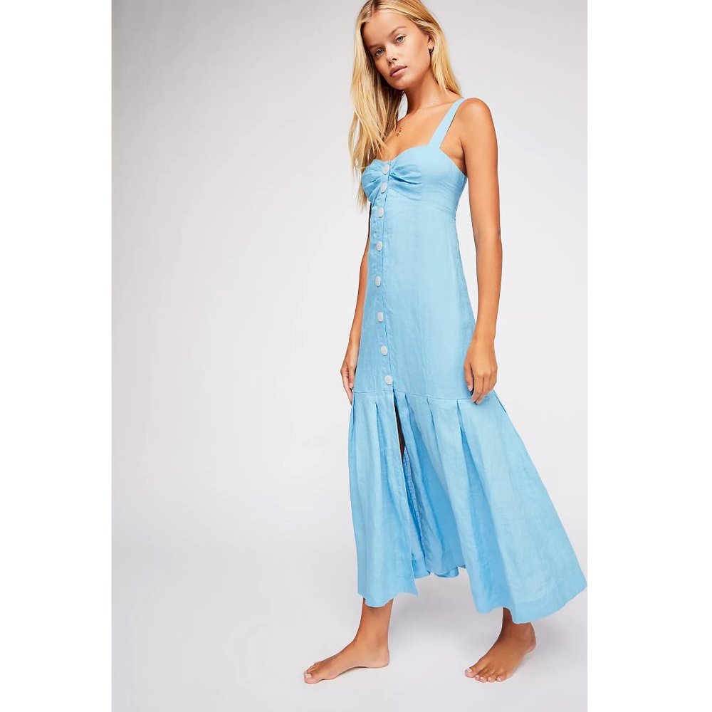 Free People  Let’s Get Lost Midi Dress (S)